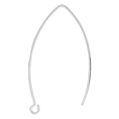 Sterling Silver USA Marquise Earwires